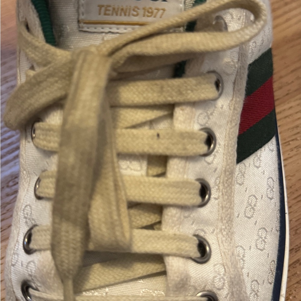Gucci Tennis 1977 cloth trainers - Picture 5 of 13